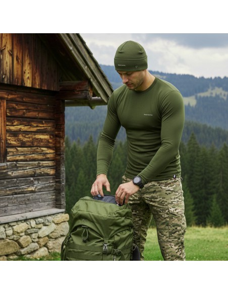 Ciepła wojskowa bielizna termoaktywna BERENS Termolayer100 + czapka lub kominiarka gratis