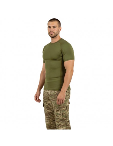 Wojskowa koszulka termoaktywna khaki BERENS Karris