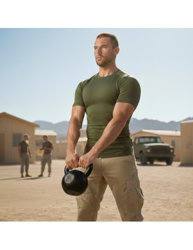 Wojskowa koszulka termoaktywna khaki...