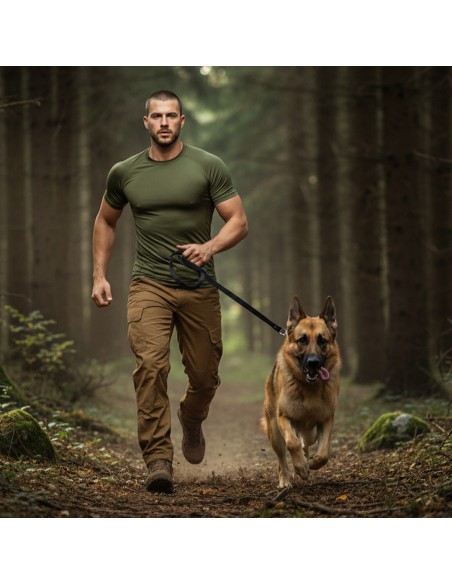 Wojskowa koszulka termoaktywna khaki BERENS Karris