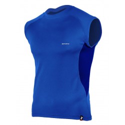 koszulka termoaktywna bez rękawów BERENS BaseProtect - niebieska
