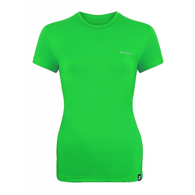 damska koszulka termoaktywna z krótkim rękawem BERENS Merga - niebieska