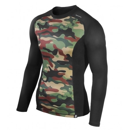 Bielizna termoaktywna BERENS BaseProtect - moro zielone