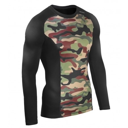 Bielizna termoaktywna BERENS BaseProtect - moro zielone