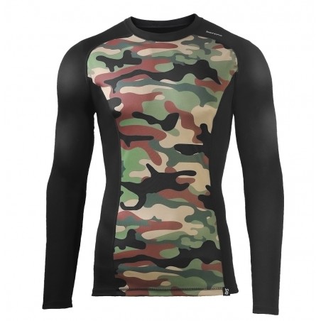 Bielizna termoaktywna BERENS BaseProtect - moro zielone