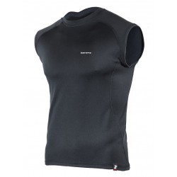 koszulka termoaktywna bez rękawów BERENS BaseProtect - czarna